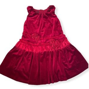 Isobella & Chloe velvet Christmas dress